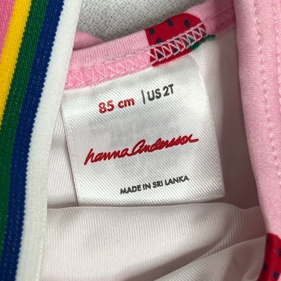 Hanna Andersson Little Girls 2T 2PC Swimsuit - Picture 3 of 4